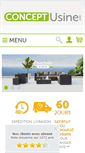 Mobile Screenshot of concept-usine.com