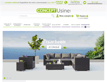Tablet Screenshot of concept-usine.com